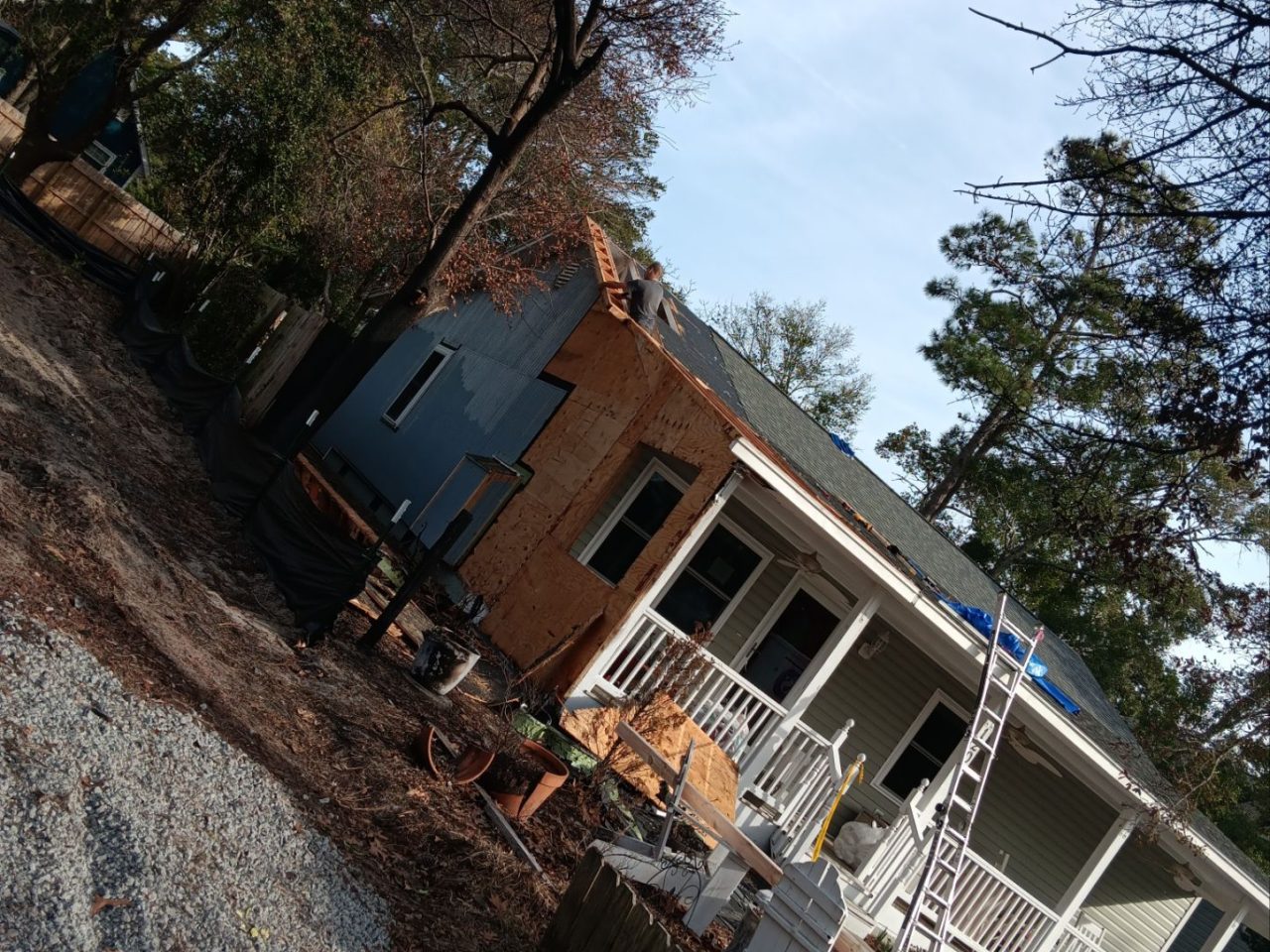 RGR Construction and Roofing, LLC Roof Repair project in Oak Island, NC