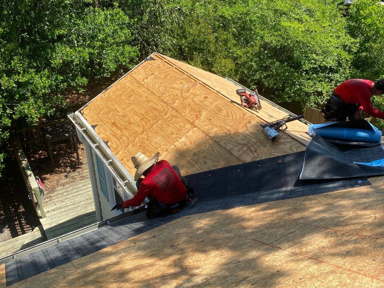 RGR Construction and Roofing, LLC Roof Replacement project in Wilmington, NC
