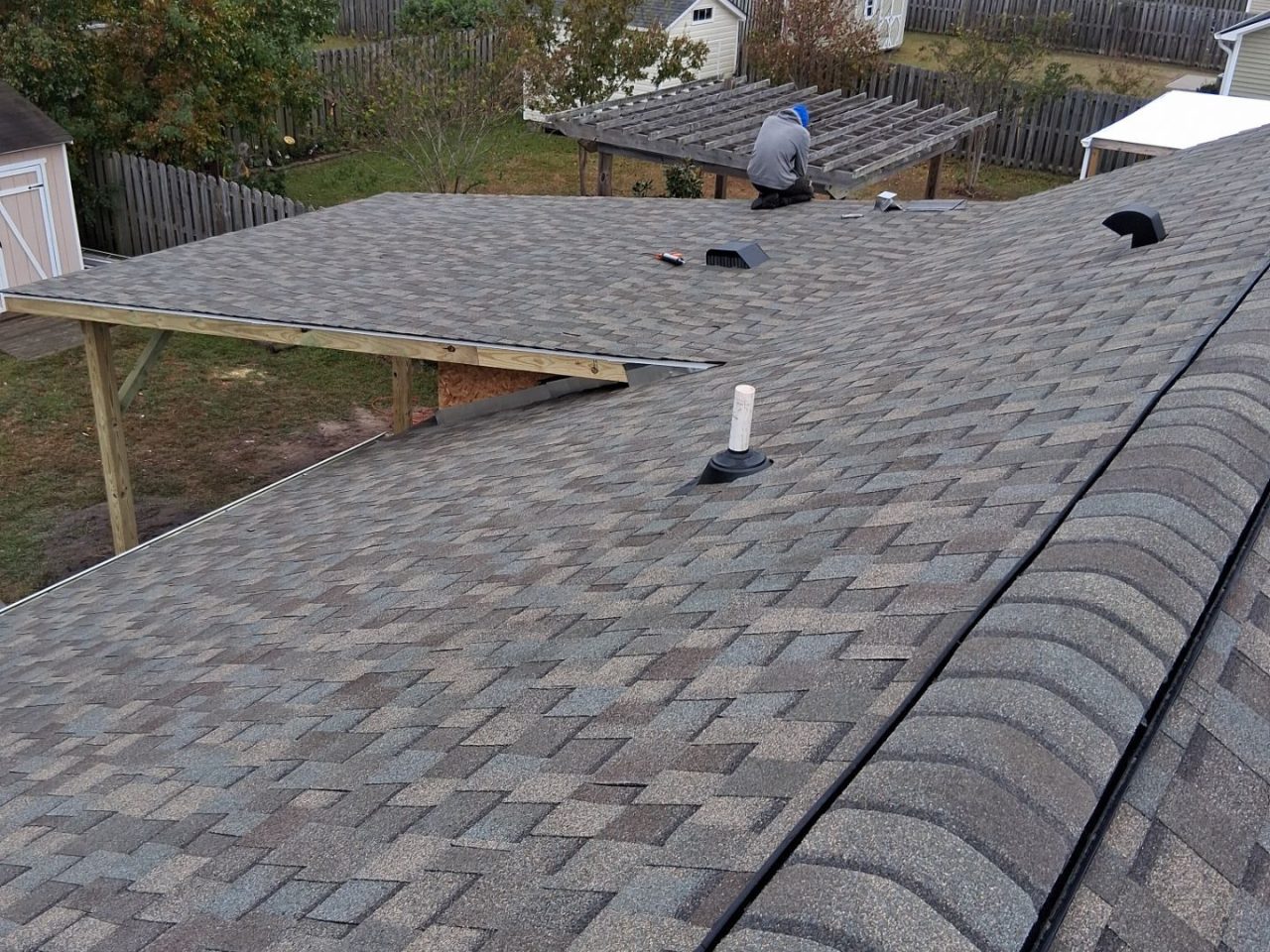 RGR Construction and Roofing, LLC FORTIFIED Roof Replacement project in Leland, NC