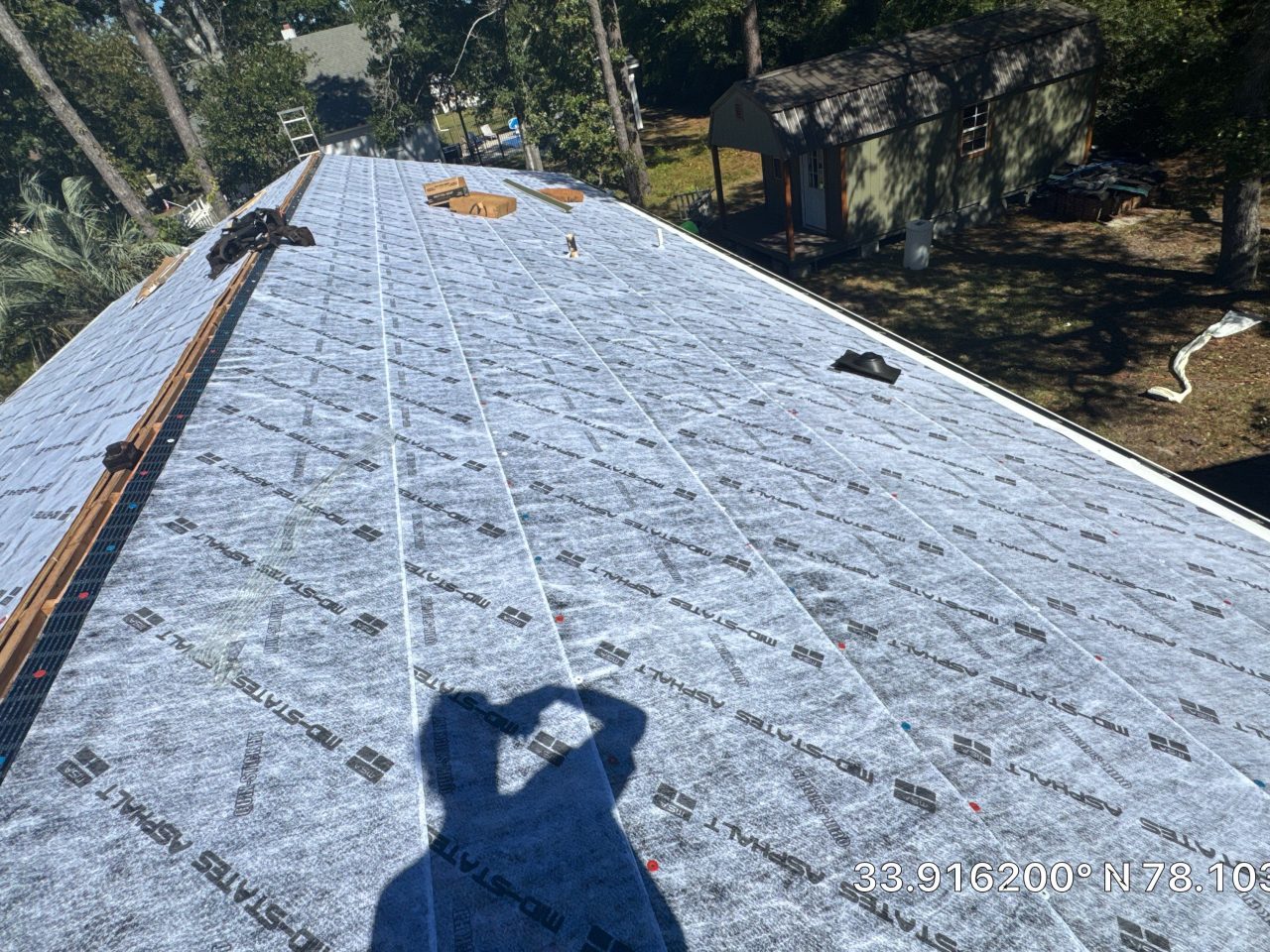 RGR Construction and Roofing, LLC FORTIFIED Roof Replacement project in Oak Island, NC