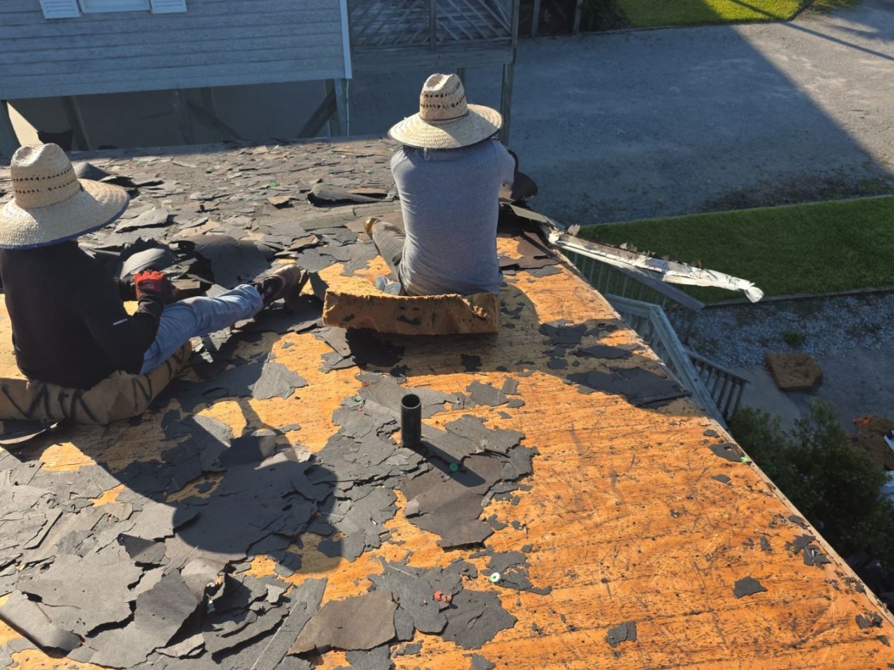 RGR Construction and Roofing, LLC FORTIFIED Roof Replacement project in Topsail Beach, NC