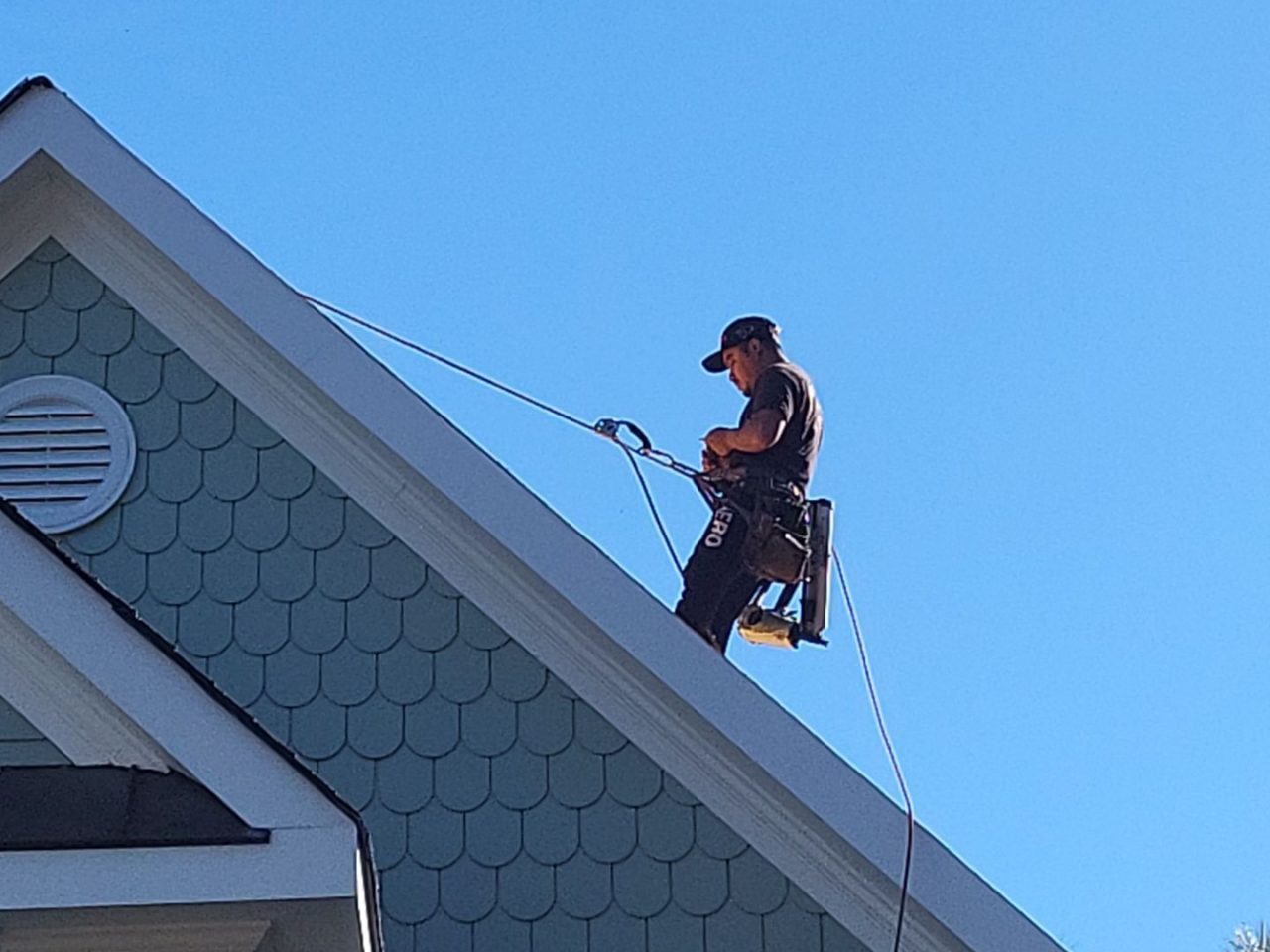 RGR Construction and Roofing, LLC Storm Damage Restoration project in Southport, NC
