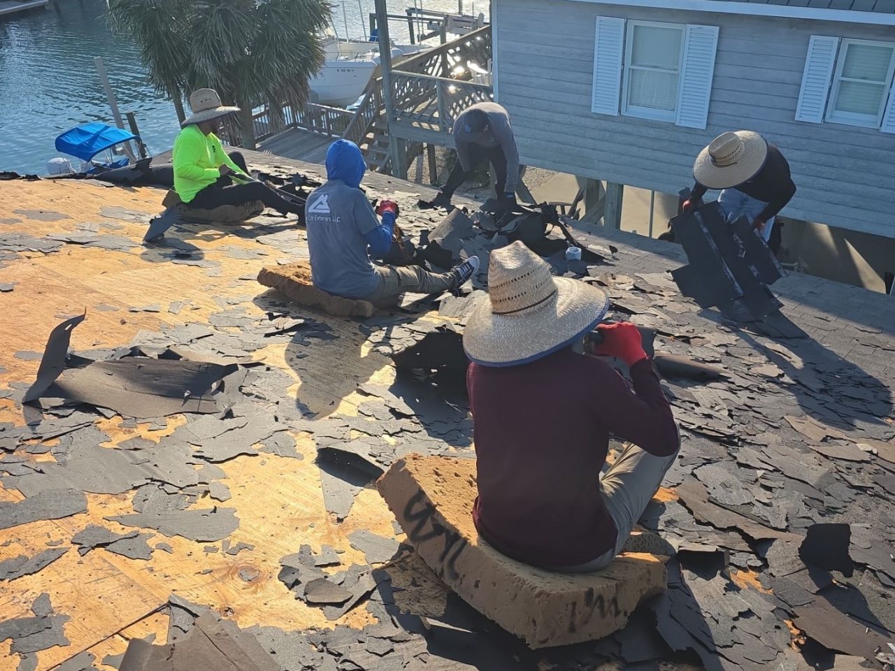RGR Construction and Roofing, LLC FORTIFIED Roof Replacement project in Topsail Beach, NC