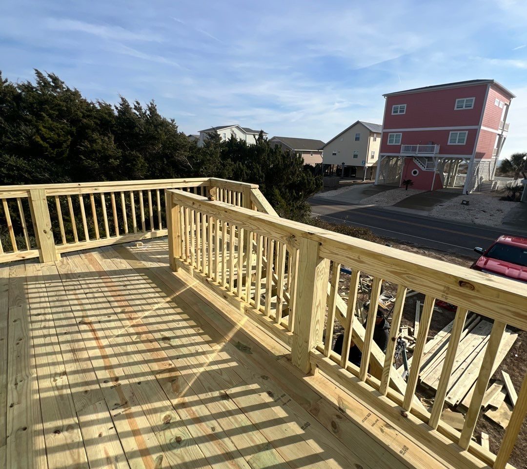 RGR Construction and Roofing, LLC Deck & Porches project in Oak Island, NC