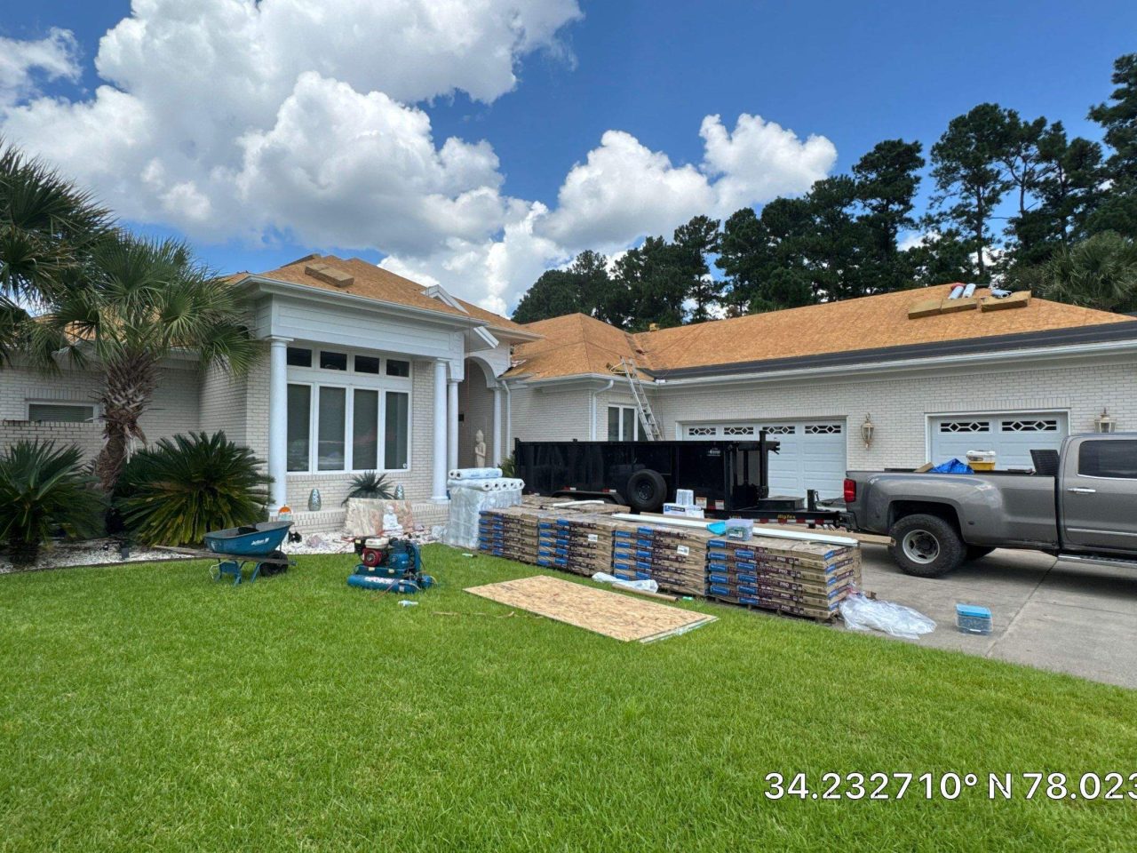 RGR Construction and Roofing, LLC FORTIFIED Roof Replacement project in Leland, NC