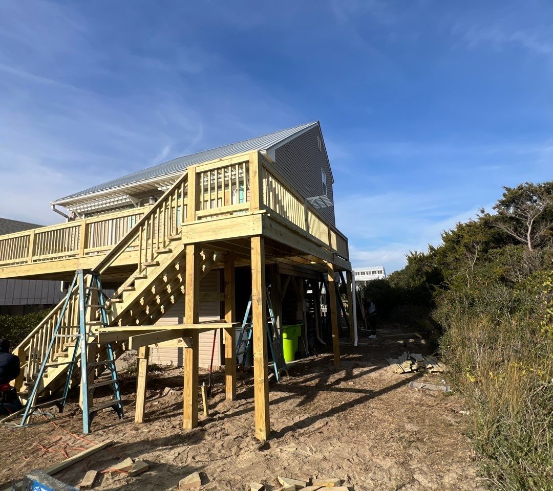 RGR Construction and Roofing, LLC Deck & Porches project in Oak Island, NC