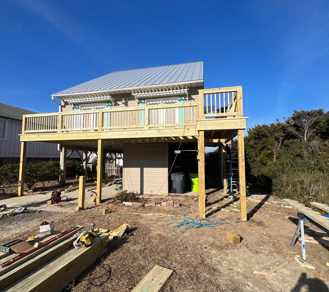RGR Construction and Roofing, LLC Deck & Porches project in Oak Island, NC