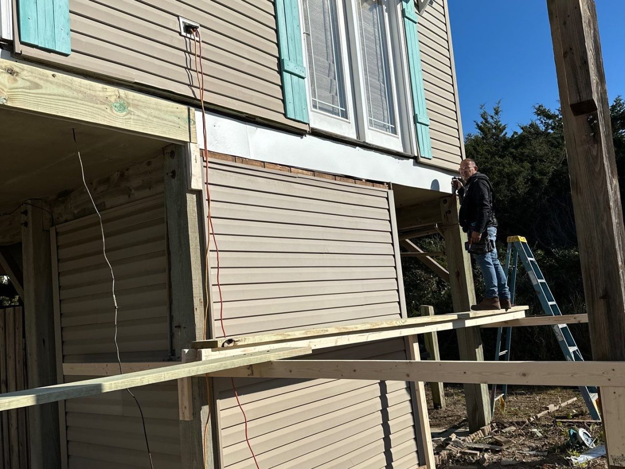 RGR Construction and Roofing, LLC Deck & Porches project in Oak Island, NC