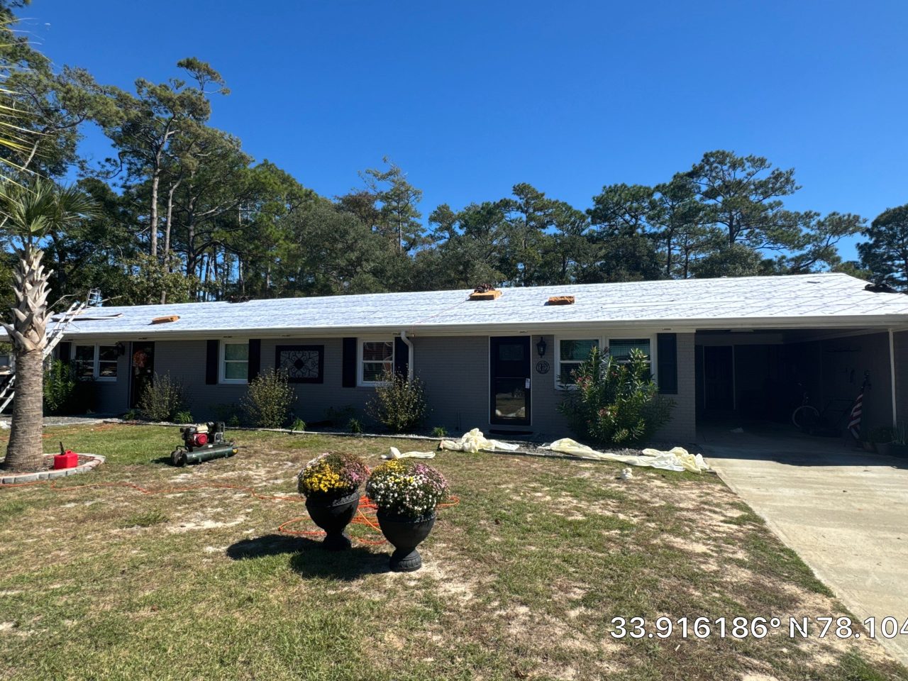RGR Construction and Roofing, LLC FORTIFIED Roof Replacement project in Oak Island, NC