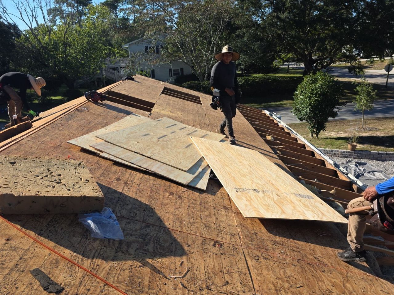 RGR Construction and Roofing, LLC FORTIFIED Roof Replacement project in Oak Island, NC