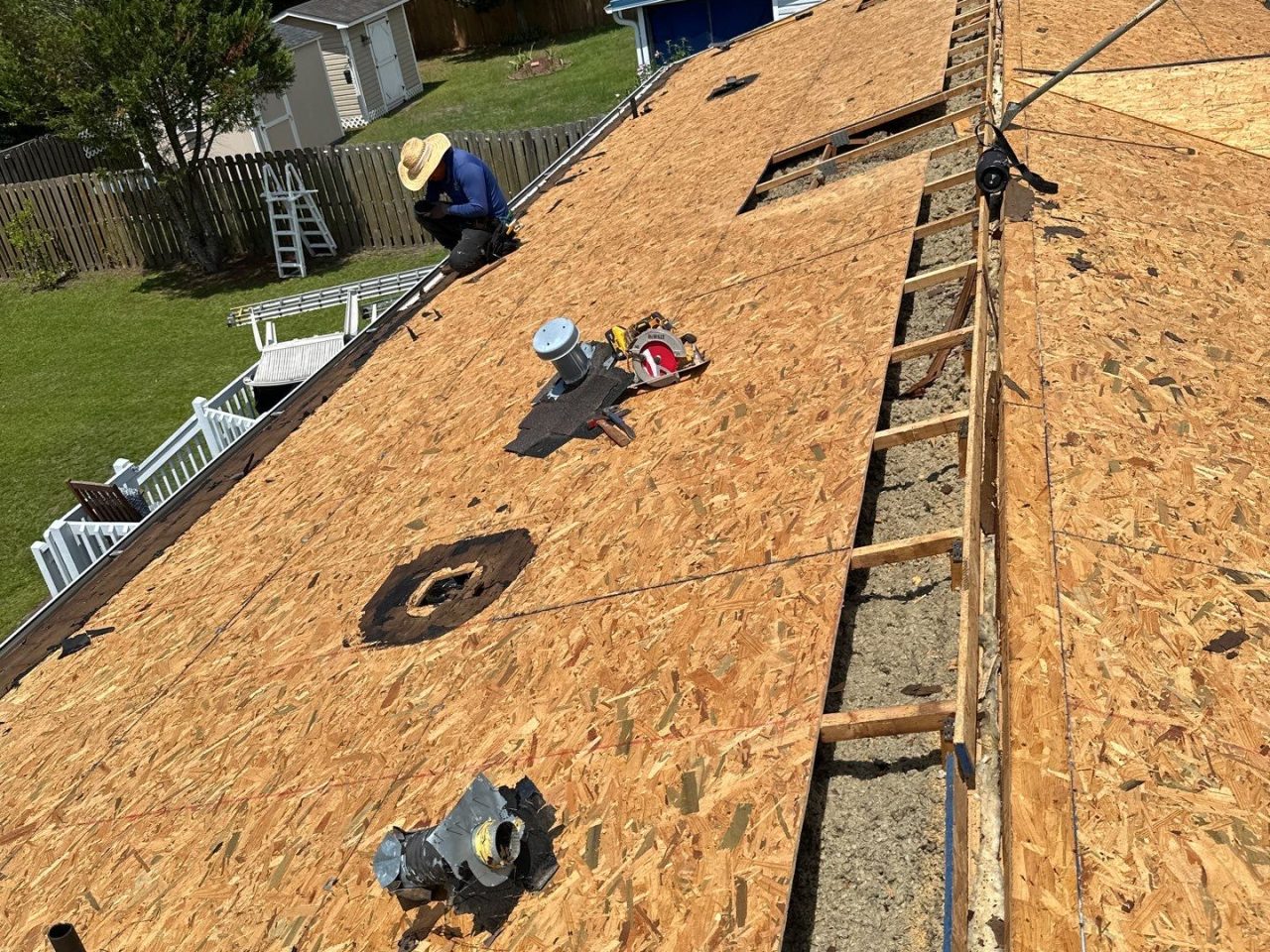 RGR Construction and Roofing, LLC Metal Roof Installation project in Wilmington, NC