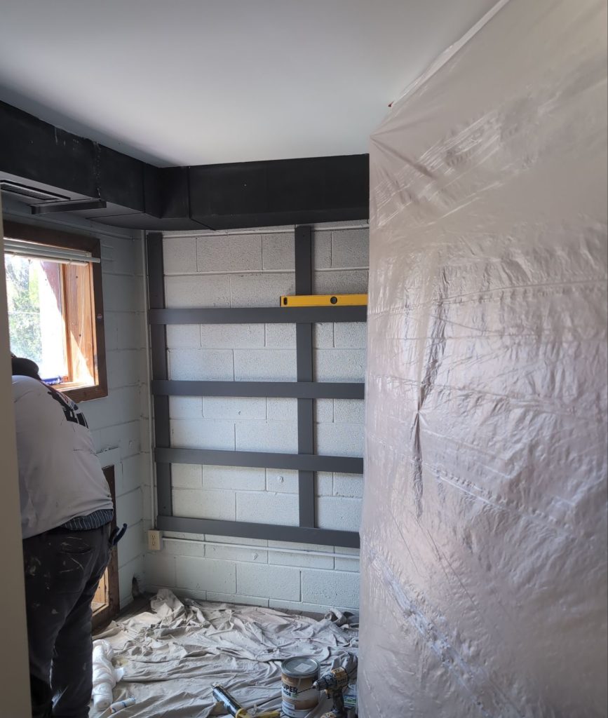 Burgaw Commercial Office Accent Wall Installation — project photograph