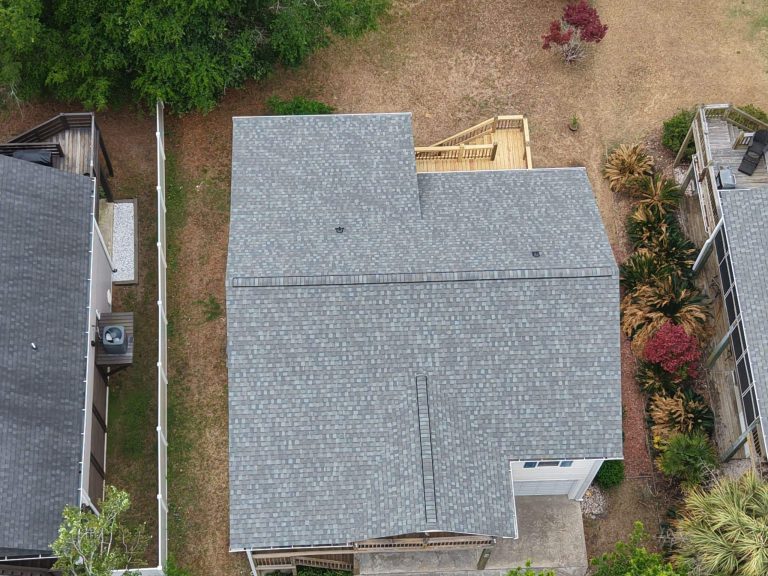 Oak Island FORTIFIED Roof Replacement with Georgetown Gray Shingles — project detail 2