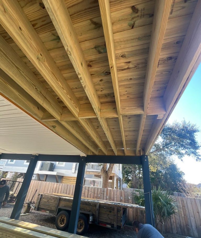 New Handrails & Stair Railings Installation – Oak Island, NC — project detail 2