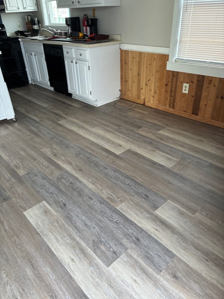 Caving Floors – LVP Structural Floor Repair in Oak Island, NC — project detail 2