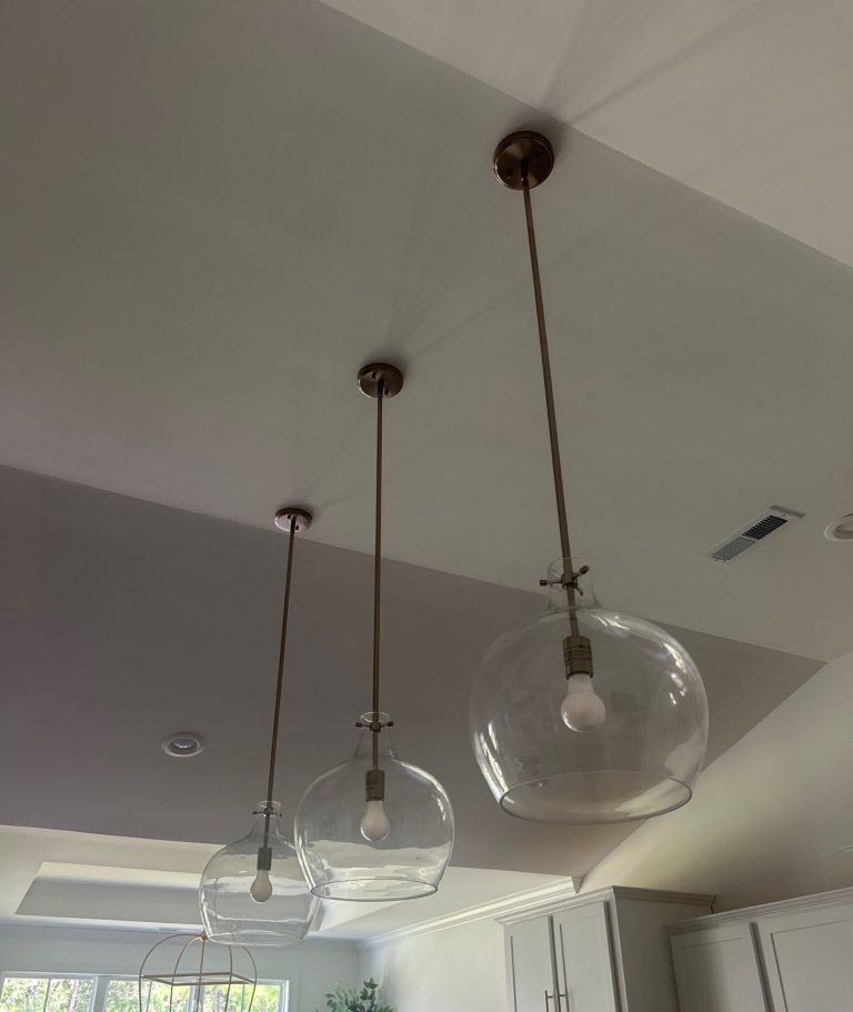 Bolivia Entry Door Upgrade and Modern Pendant Light Installation — project detail 2