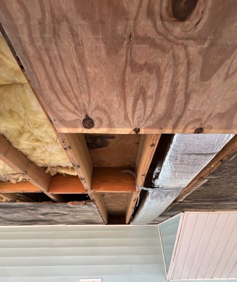 Oak Island Coastal Home Underside Ceiling and Insulation Removal — project detail 2