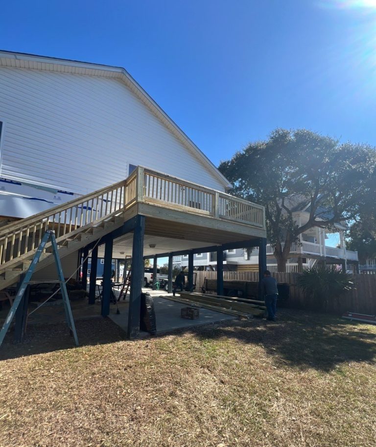 New Handrails & Stair Railings Installation – Oak Island, NC — project detail 3
