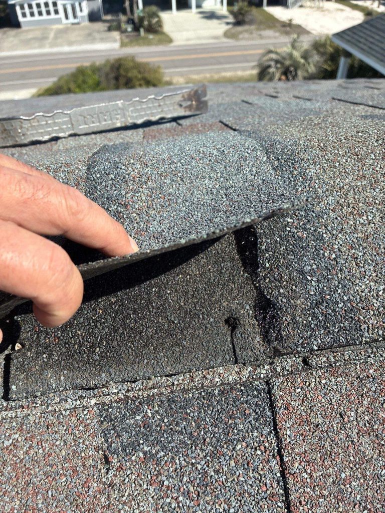 Oak Island Ridge Line Roof Repair — project detail 3