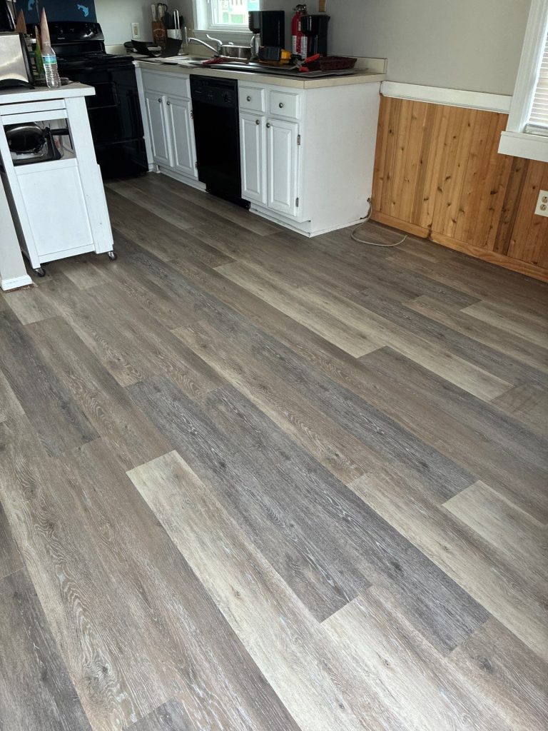 Caving Floors – LVP Structural Floor Repair in Oak Island, NC — project detail 3