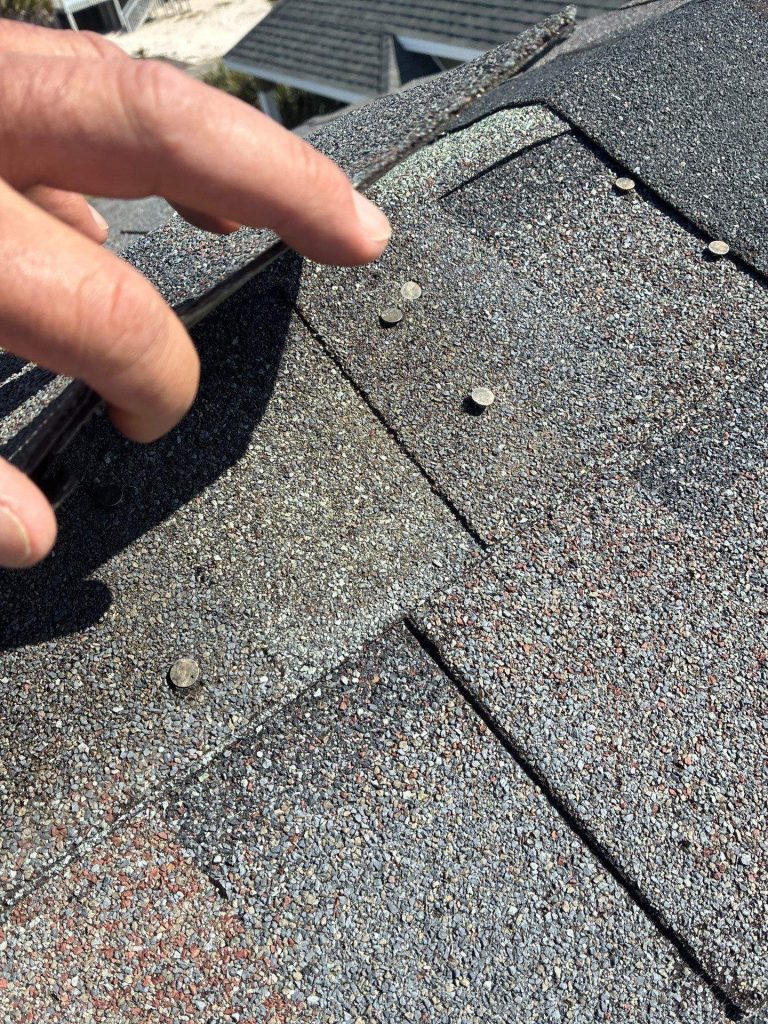 Oak Island Ridge Line Roof Repair — project detail 4