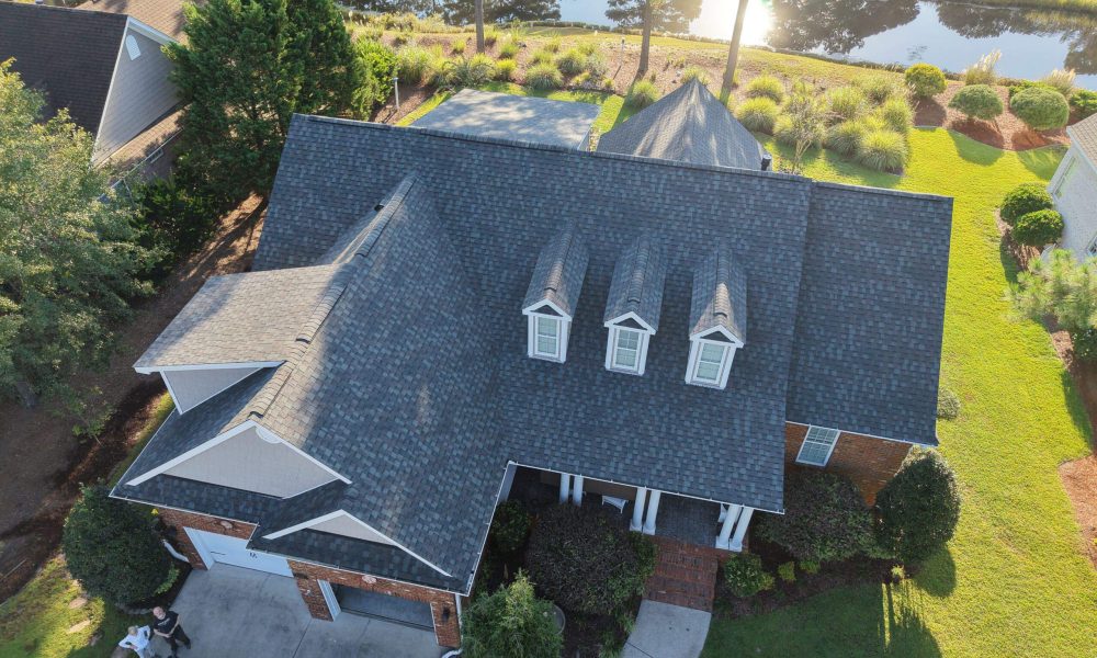 Fortified roof installation on coastal home in Leland NC by professional roofing company
