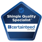 CertainTeed shingle quality specialist roofer in Wilmington NC